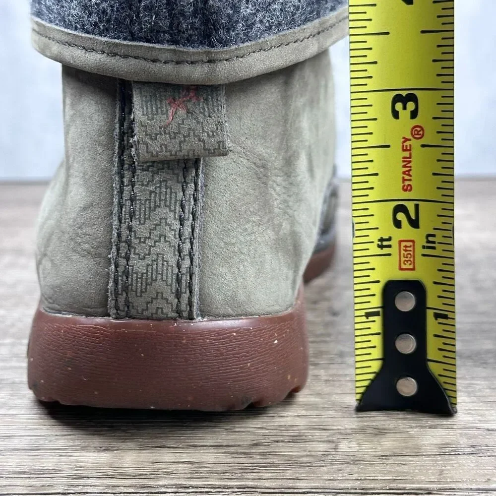 Chaco~Women's~Barbary Waterproof Castlerock Gray Lthr/Wool‎ HikingBoots~Sz 6.5